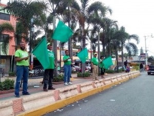 Marcha Verde en Los Alcarrizos.