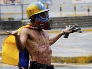 Protestas en Venezuela.