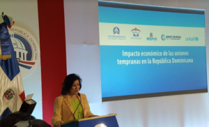 La vicepresidenta Margarita Cedeño expresó que el matrimonio infantil tiene un impacto ineludible en la mortalidad infantil