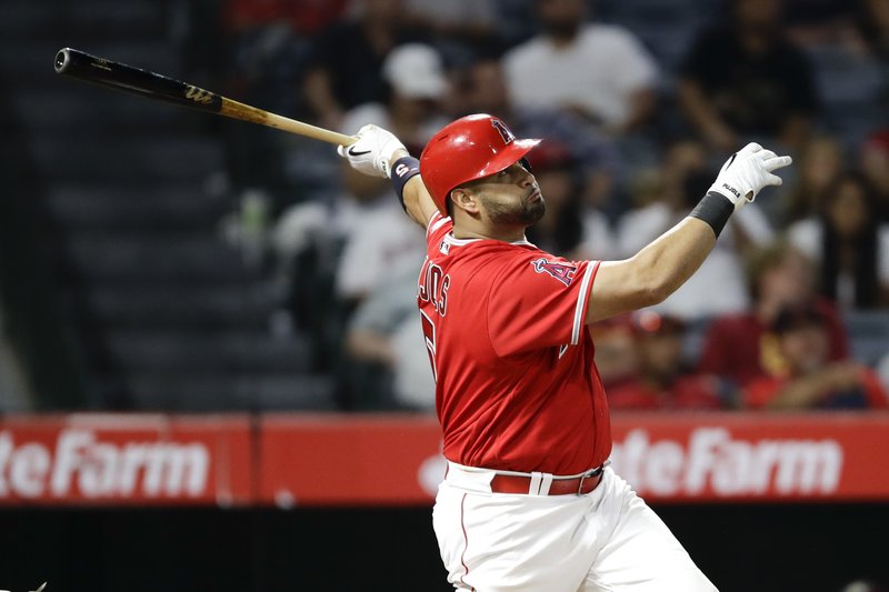 Albert Pujols. Angelinos, Jonrones, Grandes Ligas