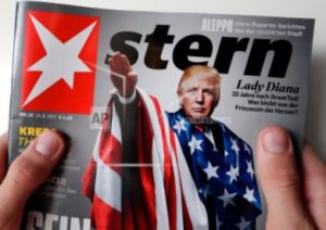 Trump, Revista, Saludo Nazi
