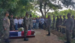 Fueron sepultados con honores militares los restos del primer teniente retirado del ejército Jorge García, ultimado por delincuentes