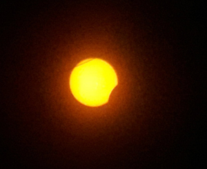 Eclipse visto desde la República Dominicana 