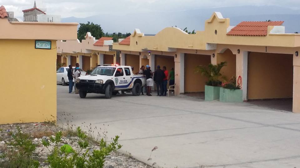 La cabaña “Mi casa” en Neiba, donde fue hallada una pareja muerta (foto cortesía de Gimelin Rodríguez)