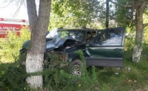 Vehículo que sufrió el accidente en Washington Heights. Un dominicano murió.