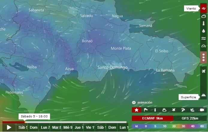 Vaguada incide sobre RD