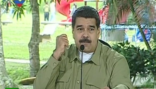 icolás Maduro presidente de Venezuela, país que Credit Suisse rechaza transacciones con bonos