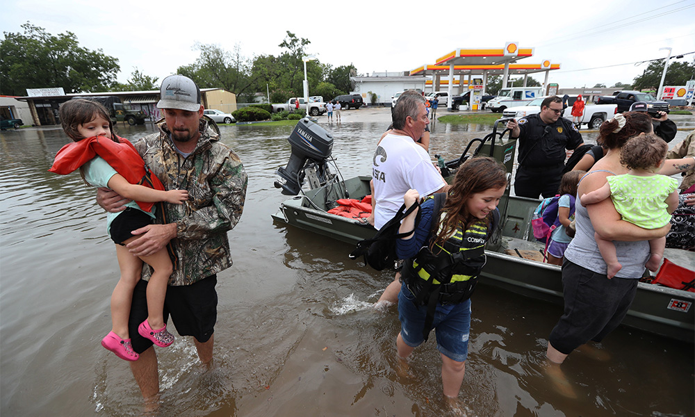 Harvey causó estragos en Houston. (Tormenta)