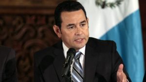 Jimmy Morales, presidente, Guatemala