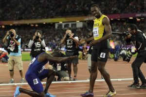 Justin Gatlin estropea el adiós de Usain Bolt en el mundial de atletismo