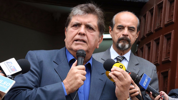 El ex presidente de Perú Alan García