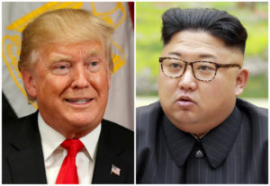 Donald Trump y Kim Jong-Un. EE.UU. no declarará la guerra a Corea del Norte: atacaría sin avisar