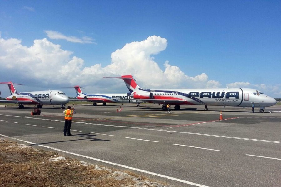 Aerolínea Pawa Dominicana.