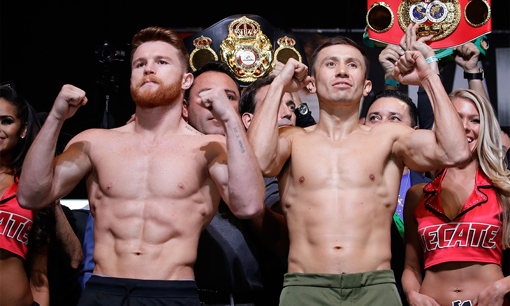 Saúl -Canelo- Álvarez y Gennady Gennádievich Golovkin