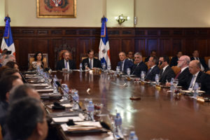 El Consejo de Ministros, encabezado por el presidente Danilo Medina, conoció el proyecto de Presupuesto General del Estado para el año 2018 (Foto Romelio Montero)