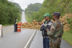 Autovía de Samaná, Derrumbe