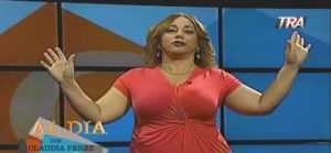 La presentadora de televisión Claudia Pérez Ramírez “La Tora”