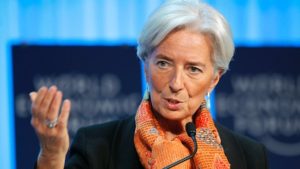 Christine Lagarde, directora del FMI.