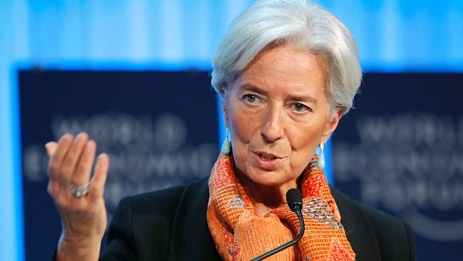 Christine Lagarde, directora del FMI.