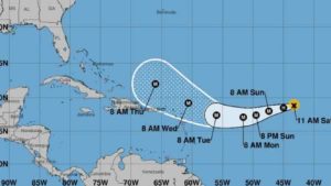 Trayectoria del huracán Irma