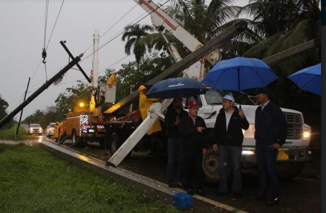 Edenorte, Huracán Irma, Circuitos