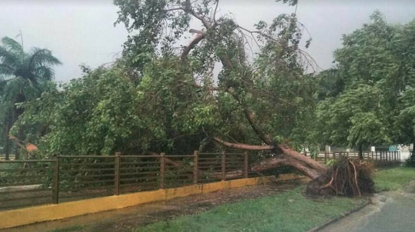 Daños del huracán Irma en Montecristi