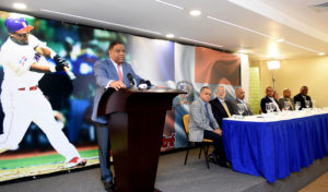 El ministro de Deportes, Danilo Díaz