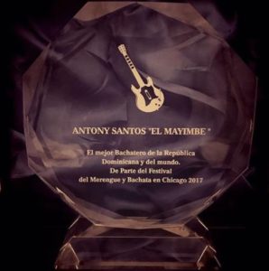 Festival de Merengue y Bachata en Chicago 2017 reconoce a Anthony Santos, como el mejor bachatero del mundo