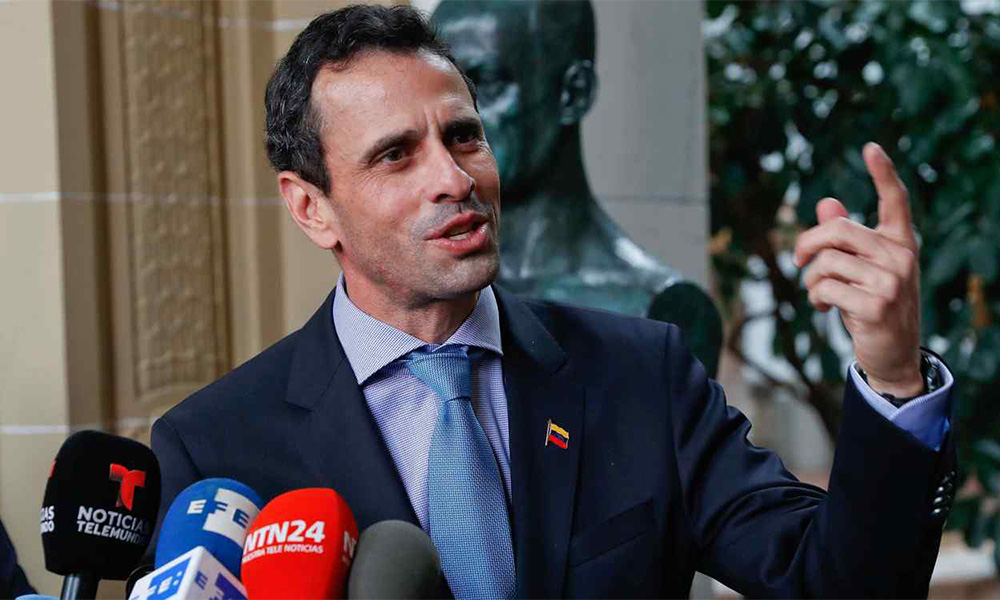 Líder opositor Henrique Capriles.