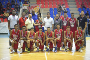 El Distrito Nacional se proclamó campeón del Torneo Nacional de Baloncesto Masculino U-14