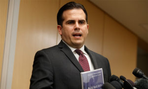 El gobernador de Puerto Rico, Ricardo Rosselló