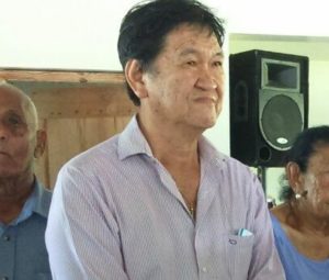 El productor de arroz Takeshi Mukai