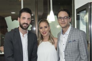 Alejandro Ripoll, Eva Luiggi y Luis Nieto