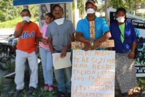 Campesinos de la zona minera de Cotuí