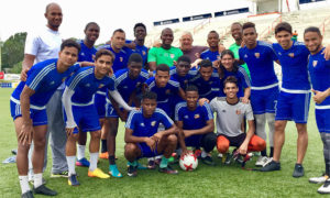 Parte del plantel de Cibao Fútbol Club