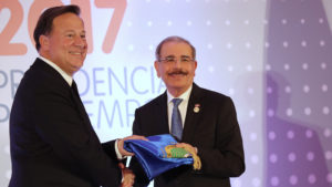 Danilo Meinda recibió la Presidencia Pro-Témpore del SICA, de la mano de su homólogo panameño Juan Carlos Varela