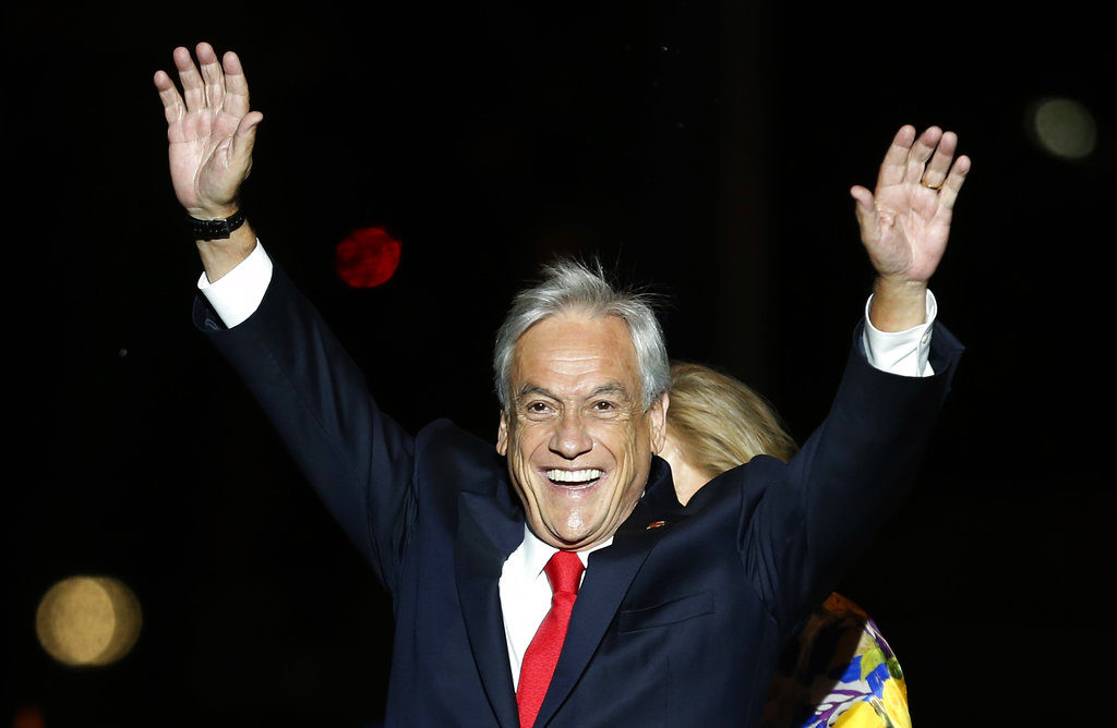 El presidente de Chile, Sebastián Piñera (AP Photo/Luis Hidalgo)