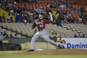 Kevin McGovern fue lanzador abridor para los Gigantes.