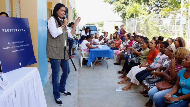 La ingeniera Judith Cury. presidenta de Prosperanza