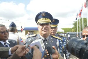 El director de la Policía , Ney Aldrín Bautista. Foto Danny Polanco.