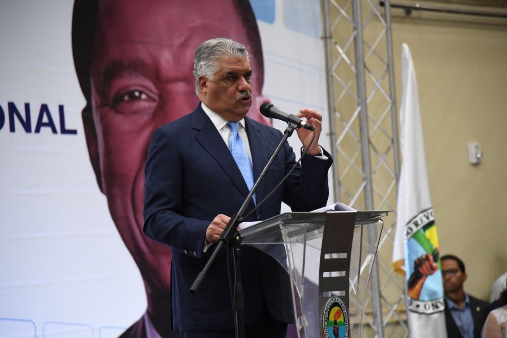 Migue Vargas, presidente del PRD. El partido celebra su convención para reformar estatutos