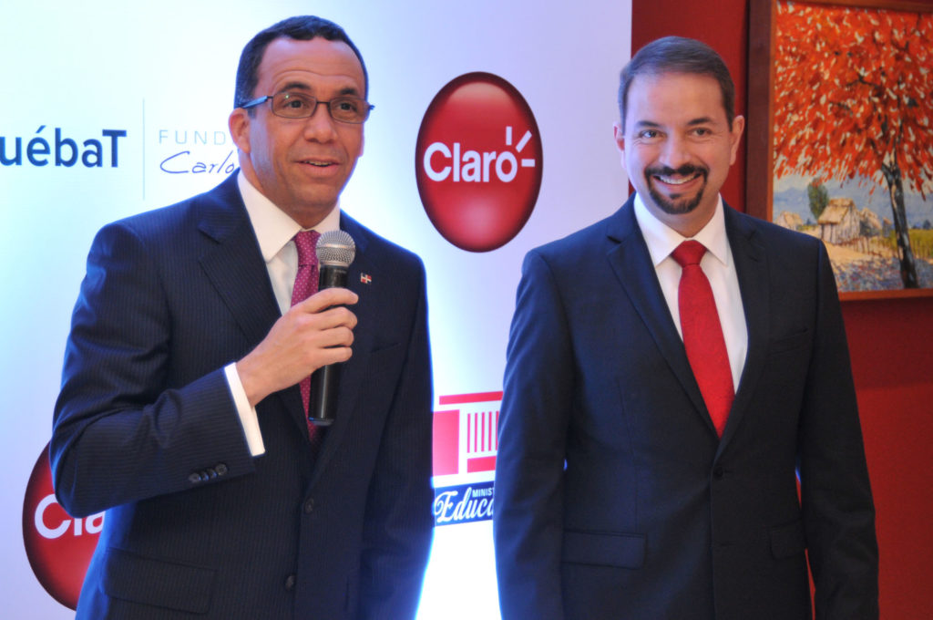 El ministro de Educación, Andrés Navarro, mostró su complacencia al poner en marcha la alianza por la educación con la Fundación Carlos Slim