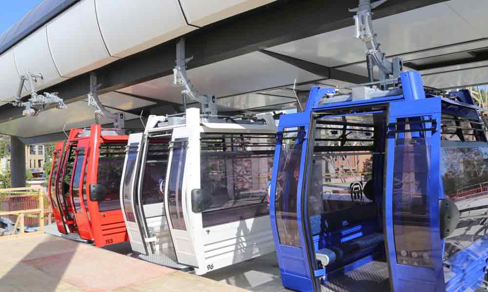 Servicio de transporte Teleférico de Santo Domingo.