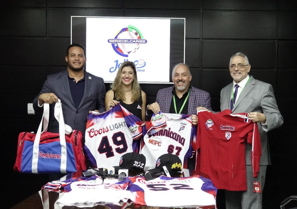 Uniforme para el equipo de República DOminicana para la Serie del Caribe 2018.
