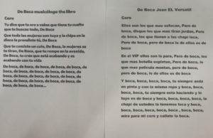 Comparación de las dos versiones del tema "De Boca"