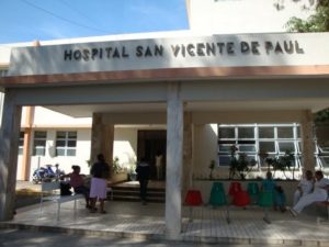 Hospital San Vicente de Paúl, en Cotuí.