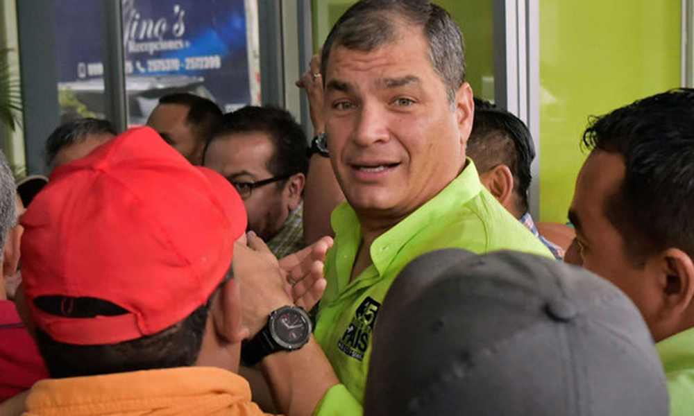 Rafael Correa, ex presidente de Ecuador