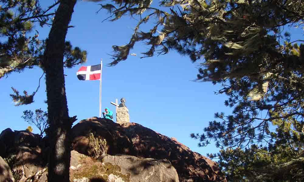 Bajas temperaturas en Pico Duarte. Las escaladas se realizan generalmente de diciembre a febrero.