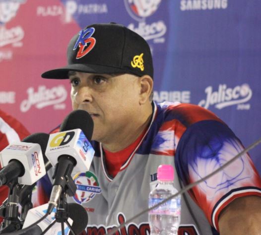 Lino Rivera, dirigente del equipo Dominicano