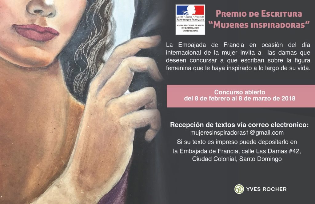 Embajada de Francia convoca al Premio 'Mujeres Inspiradoras'